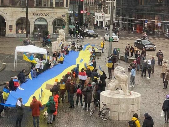 У&nbsp;Німеччині та&nbsp;Нідерландах пройшли акції на&nbsp;підтримку України