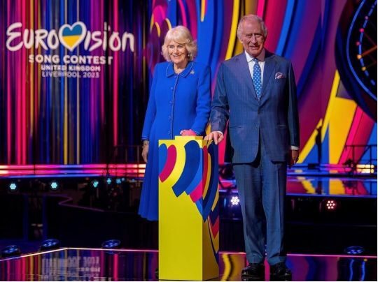 Вражаюче: король Чарльз і&nbsp;королева Каміла відкрили сцену &laquo;Євробачення&raquo;