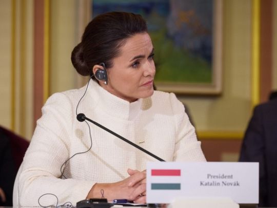 &laquo;Я&nbsp;прошу вибачення&raquo;: президентка Угорщини подала у&nbsp;відставку