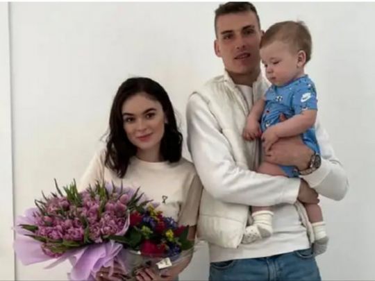 Лунін після розгрому &laquo;Жирони&raquo; відсвяткував 25-річчя у&nbsp;родинному колі: миле відео