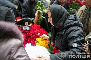 В Одессе простились с полицейскими, погибшими в результате ракетного удара 18 ноября