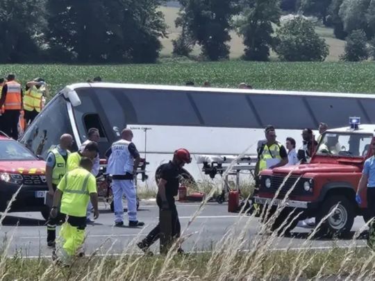 Автобус із&nbsp;українцями розбився у&nbsp;Франції, є&nbsp;жертви