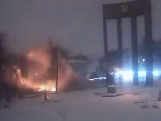 Нічна атака на&nbsp;Україну: вибухи у&nbsp;Києві та&nbsp;Львові (відео)