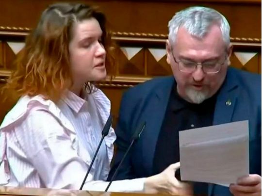 &laquo;Не&nbsp;бреши!&raquo;: Безугла накинулася на&nbsp;Федієнка під час виступу у&nbsp;ВР (відео)